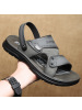 潮流凉鞋男2025夏季新款超纤休闲沙滩鞋男士软底外穿两用凉拖鞋子