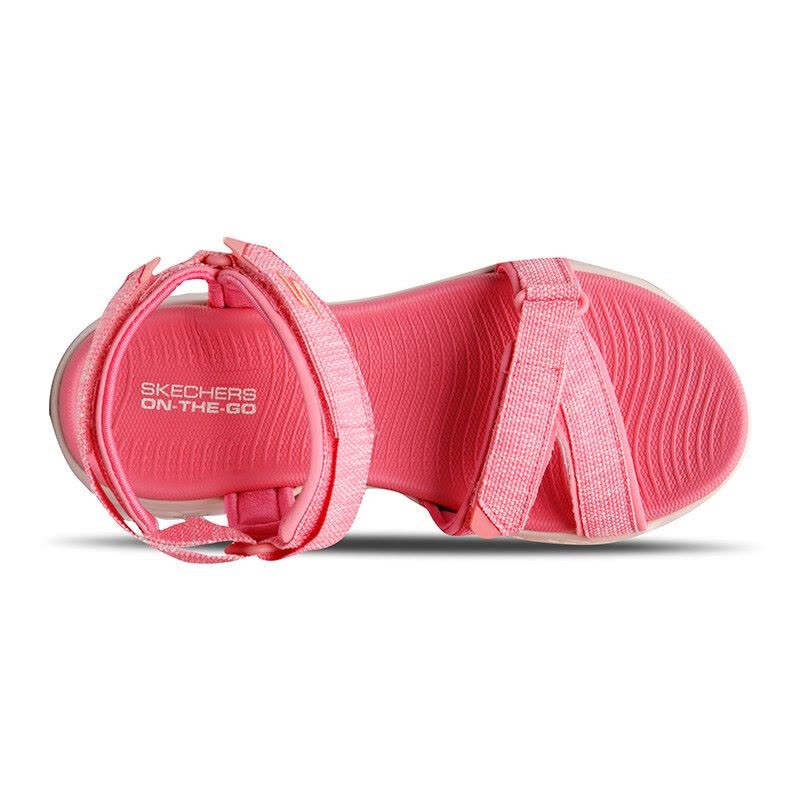 Skechers斯凯奇女鞋新款帆布休闲减震凉鞋 时尚轻便凉鞋15315图片