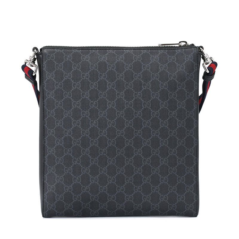 【预定】GUCCI 斜挎邮差包 474137人造帆布 27*30*4.5CM图片