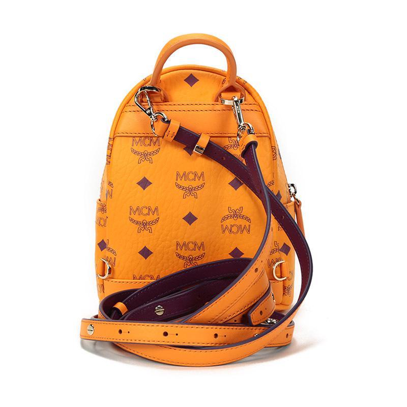 mcm男女中性人造革starkbebeboo斜挎包双肩包背包mmkaave18