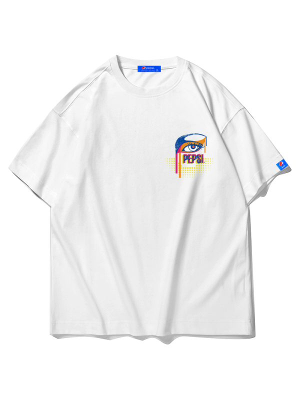 Pepsi/百事 男女同款休闲时尚潮流宽松短款T恤BST-2110