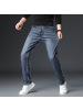 百搭休闲男士弹力小直筒牛仔裤男青年港风宽松春秋舒适运动男裤子