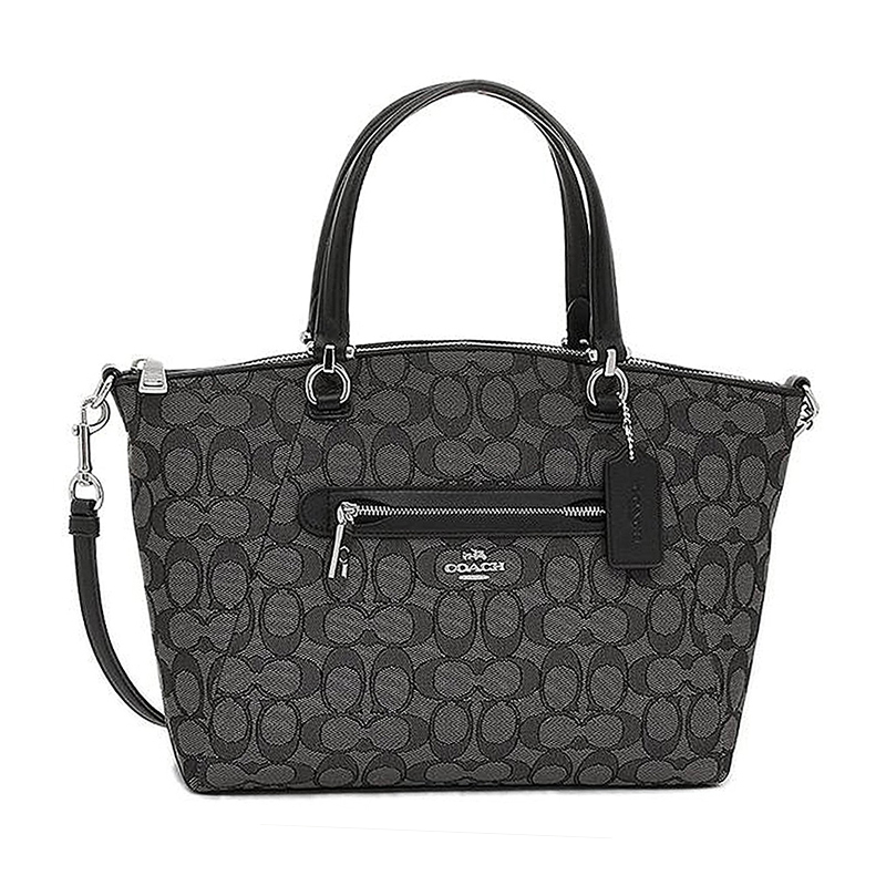 COACH/蔻驰女士专柜款LOGO印花大容量两用斜跨单肩包手提包托