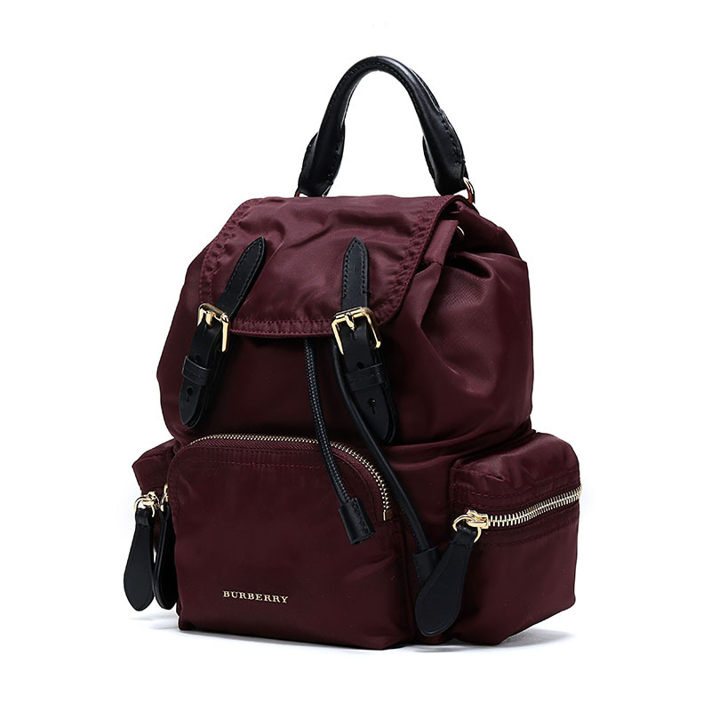 BURBERRY 博柏利 女士织物小号军旅背斜挎包