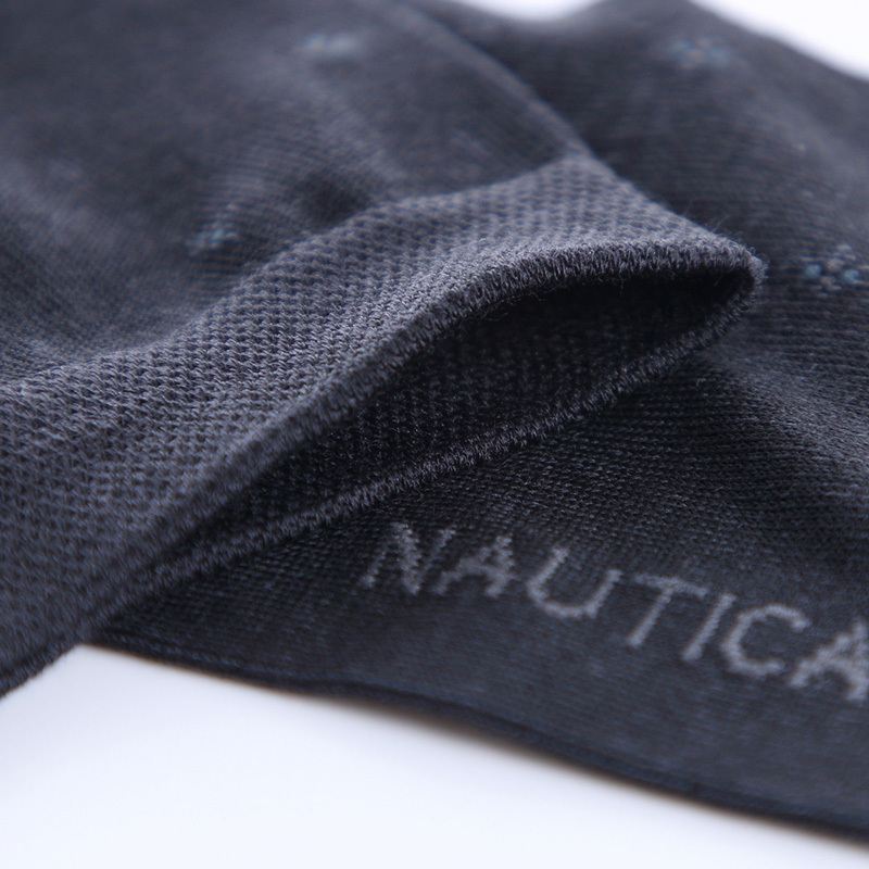诺帝卡/nautica【三色装】男士薄荷纤维提花袜