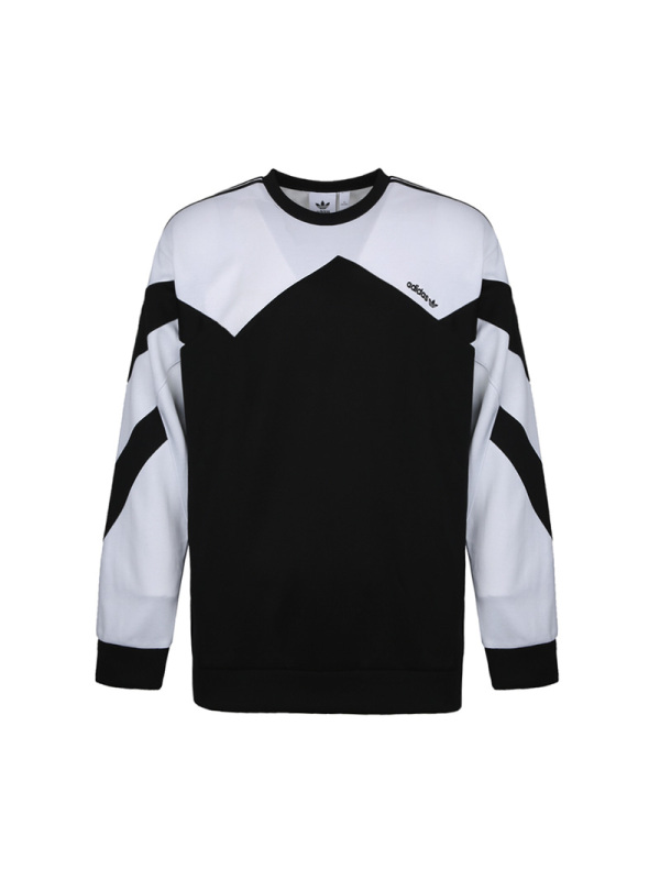 adidas阿迪达斯三叶运动服男装休闲长袖套头卫衣DJ3455_8