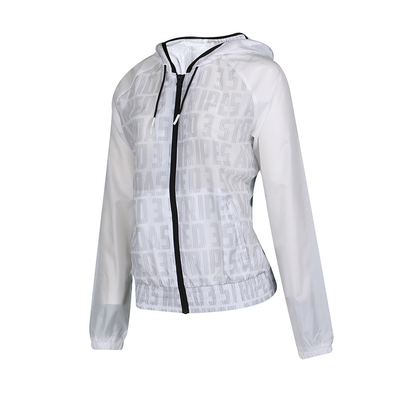Adidas阿迪达斯女装2018夏季新款休闲运动服连帽夹克外套CV8358
