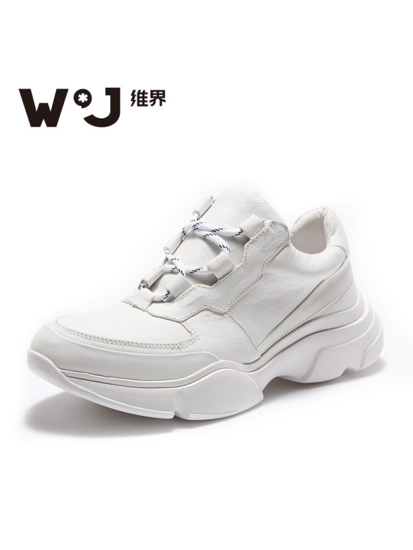 维界秋冬男鞋英伦潮流松糕鞋小白鞋时尚运动户外休闲鞋精神小伙鞋