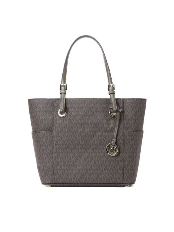 Michael Kors/迈克·科尔斯 女士MK印花双耳朵手拎托特包 30H6GTTT3V