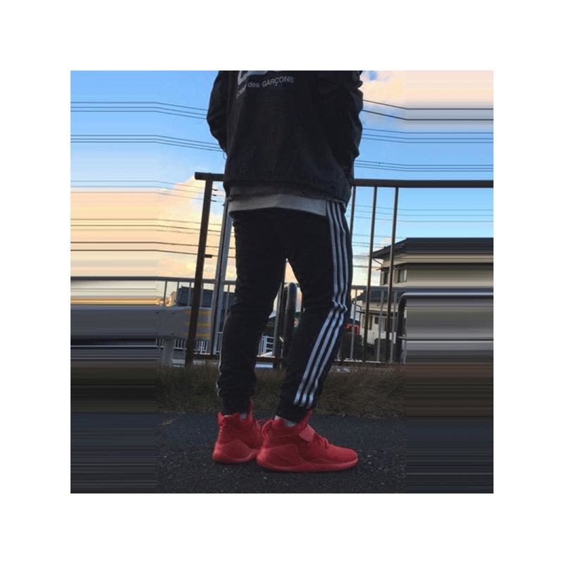 Adidas阿迪达斯男裤春季保暖运动休闲收口长裤卫裤-BP8742图片