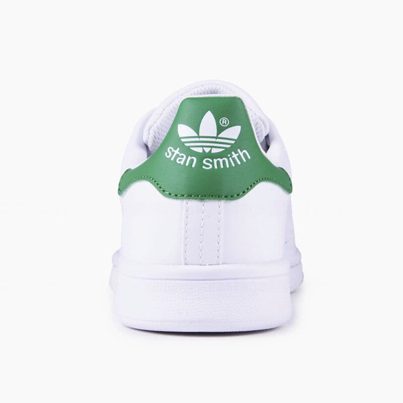 Adidas/三叶草阿迪达斯女鞋史密斯绿尾休闲鞋小白鞋M20605图片