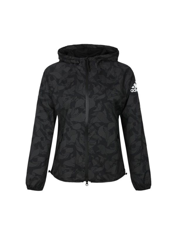 ADIDAS阿迪达斯秋季女子上衣外套休闲运动连帽夹克DM5260