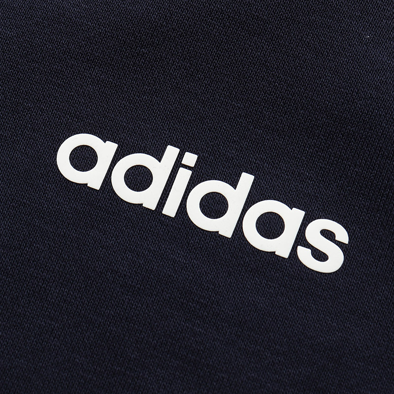 adidas男服运动夹克外套连帽针织运动休闲运动服DU0471 L DU0471蓝色
