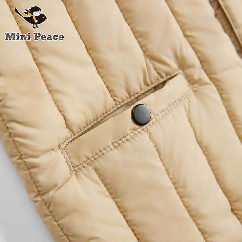 minipeace太平鸟童装男童羽绒马甲幼童外套小童宝宝上衣春秋装