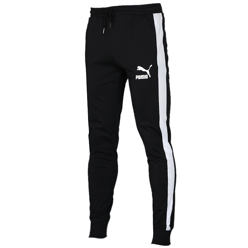 puma彪马男子t7束脚收腿休闲裤训练运动裤59747101