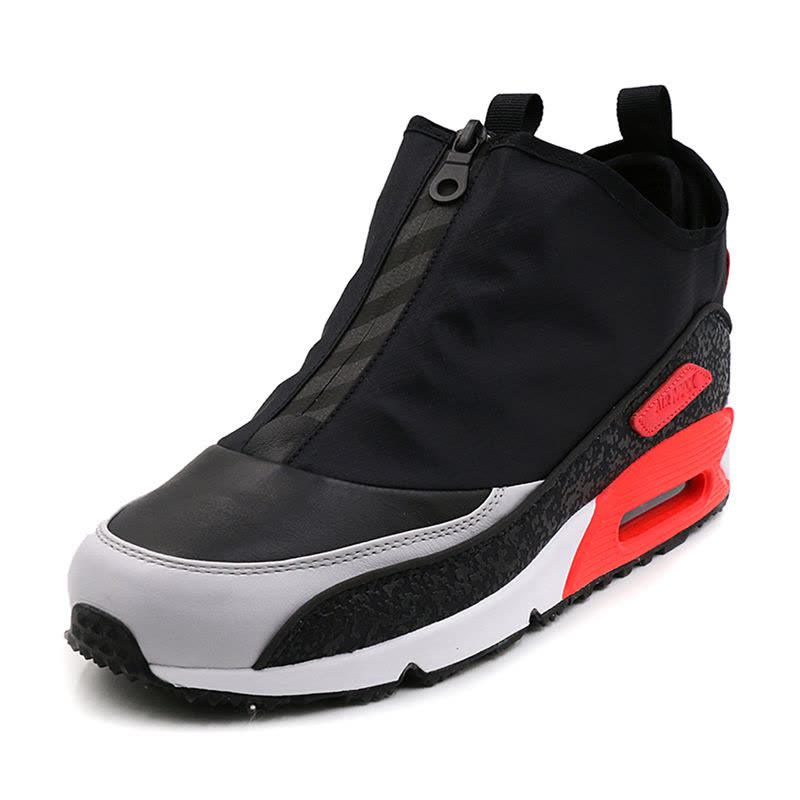 耐克AIRMAX90牛皮面气垫跑步鞋男鞋高帮运动增高858956-002图片