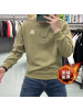 秋冬新款加绒卫衣男士长袖时尚圆领休闲打底衫秋冬内搭上衣刺绣潮