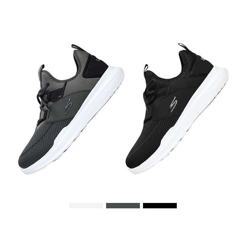 Skechers斯凯奇男鞋新款时尚轻质运动鞋舒适一脚套休闲鞋55119图片