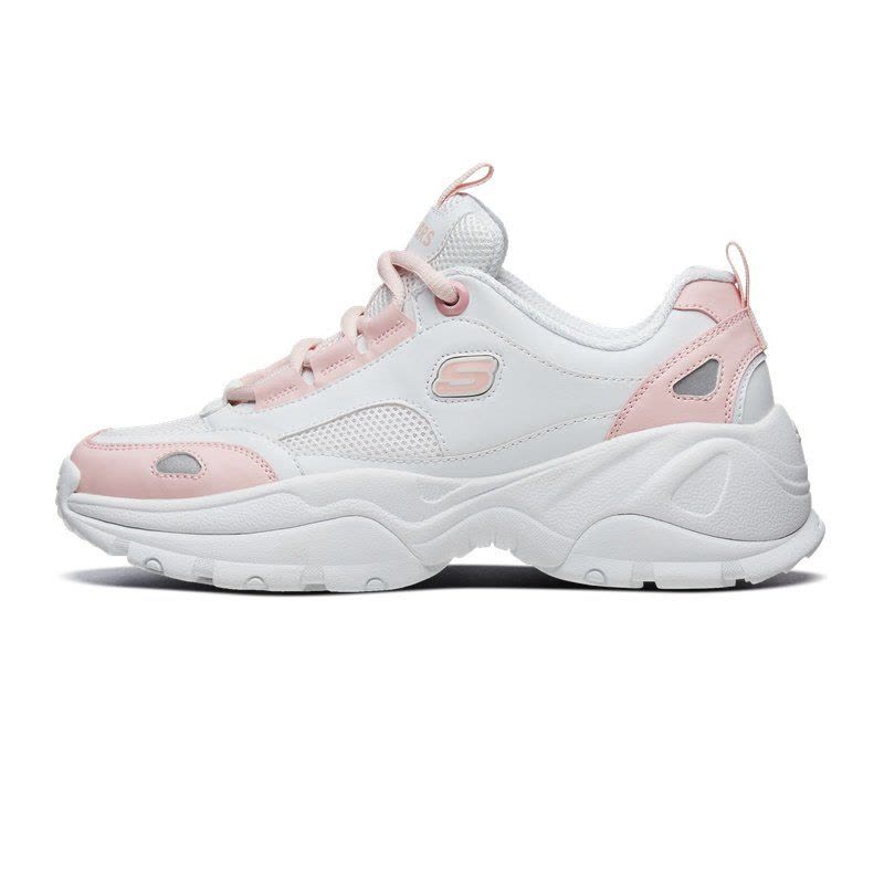 Skechers斯凯奇新款厚底增高老爹鞋复古户外鞋小白鞋女88888333图片