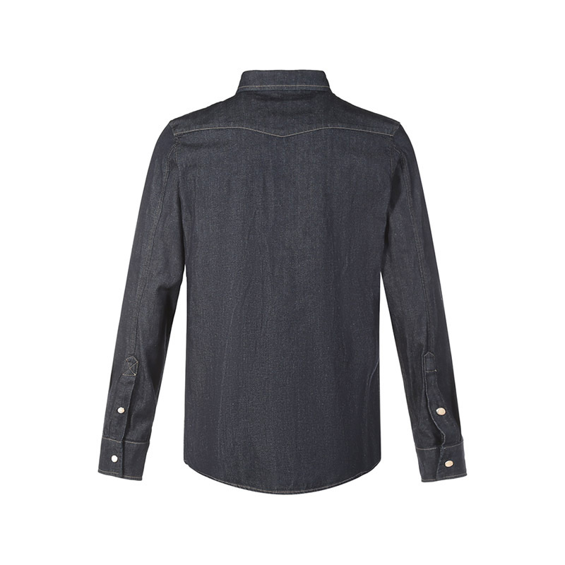 亚历山大·麦昆 ALEXANDER MCQUEEN 男士棉质长袖牛仔衬衫644906 QSY45