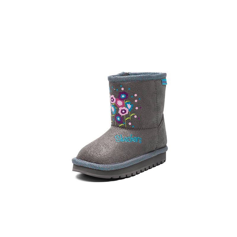 Skechers/斯凯奇TWINKLE TOES系列女童闪灯中筒靴664020N-CCTQ