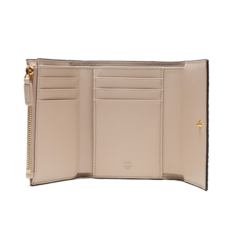 MCM 女士Original Visetos系列涂层帆布钱包钱夹 MYS8SVI83