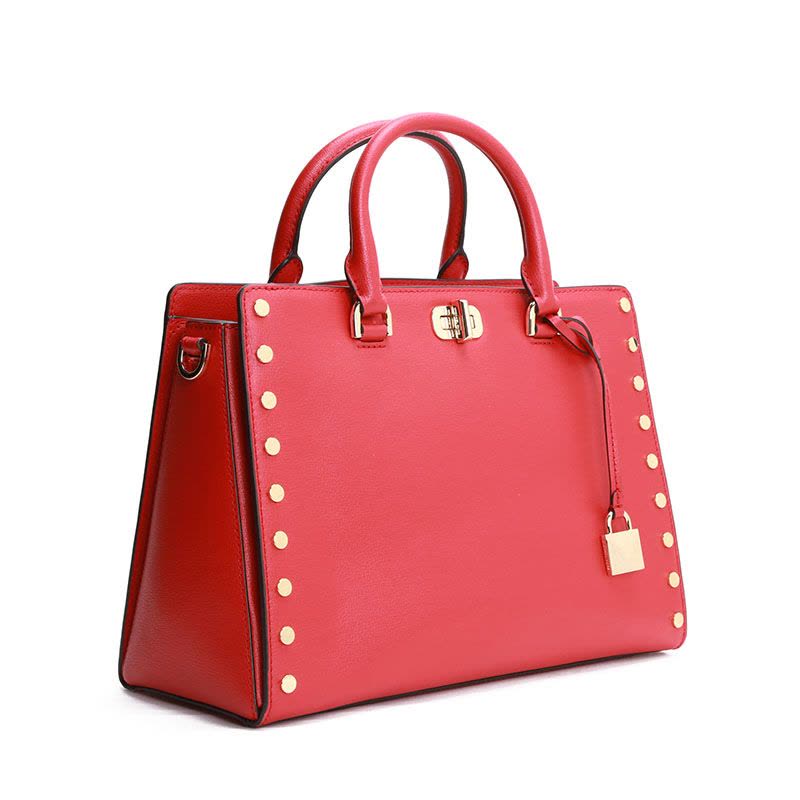 Michael Kors/迈克·科尔斯 女士铆钉装饰旋扣手拎斜挎包30T7GYFS3L图片