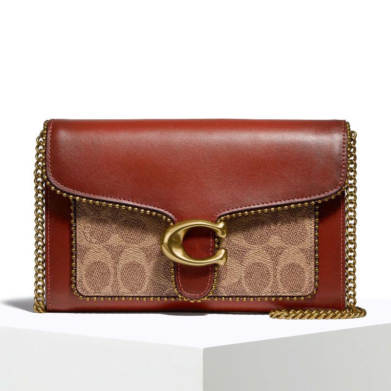COACH TABBY WOC C扣 织物拼皮 6909图片