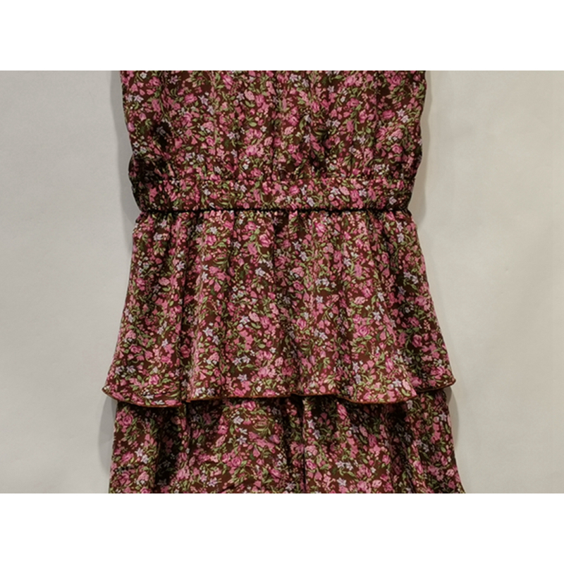 艾哲西吊带碎花蛋糕裙ez350201042