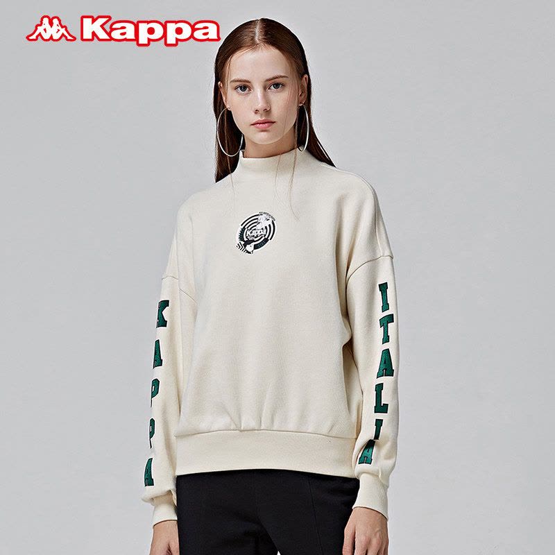 KAPPA女款运动卫衣套头衫休闲高领长袖|K0862WT90D图片