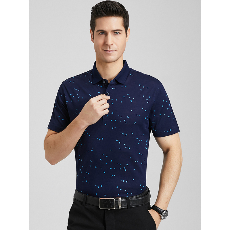 红豆相思鸟男装当季新品深色百搭有型男士短袖t恤视频