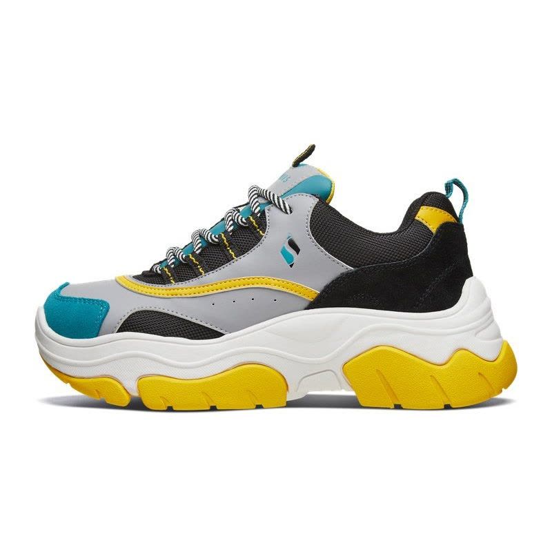 Skechers斯凯奇女鞋STREET系列复古老爹鞋活力撞色拼接户外休闲鞋74236图片