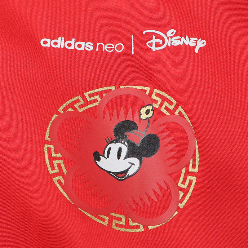 【自营】adidas阿迪达斯NEO女服运动服新年款迪士尼米奇棉服GE7765