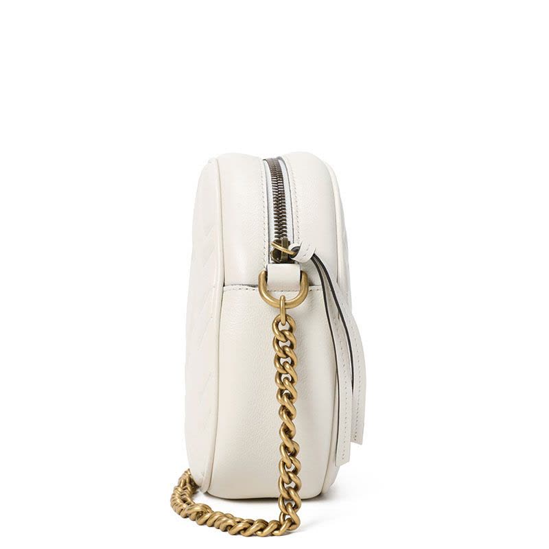 【预定】GUCCI GG Marmont系列圆形迷你肩背包 18.5*18.5*6.5CM图片