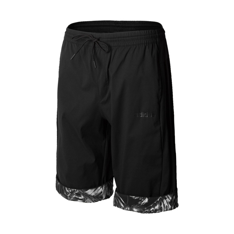 ADIDAS阿迪达斯 2019新款 neo 男子运动健身训练短裤 透气舒适时尚休闲五分裤EJ7077