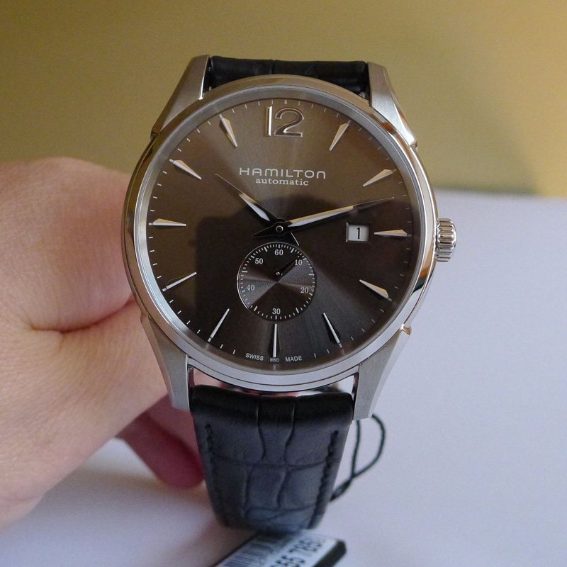 汉米尔顿hamilton瑞士手表爵士系列皮带自动机械男士手表h38655785