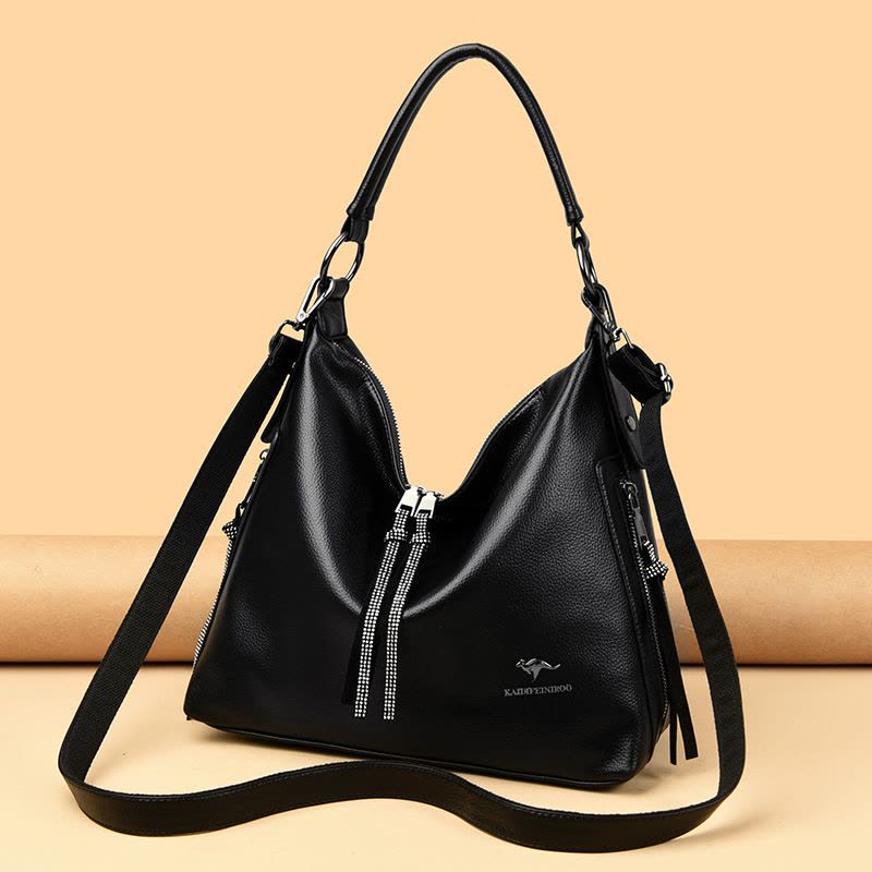 包包女包新款斜挎大包时尚单肩中年妈妈包多隔层女包图片