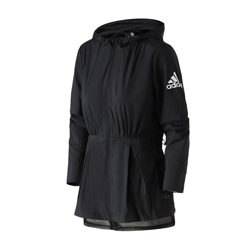 【自营】adidas女服外套夹克梭织休闲运动服EA3108