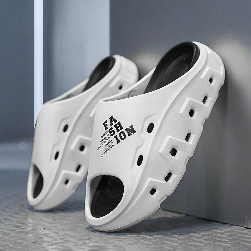 2025年春夏季新款男士潮流百搭拖鞋舒适休闲居家简单款时尚凉鞋图片