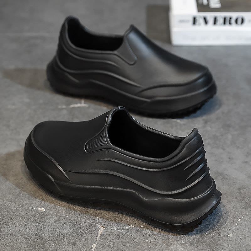 男士新款舒适潮流时尚日常轻便休闲圆头纯色透气包头男款拖鞋图片