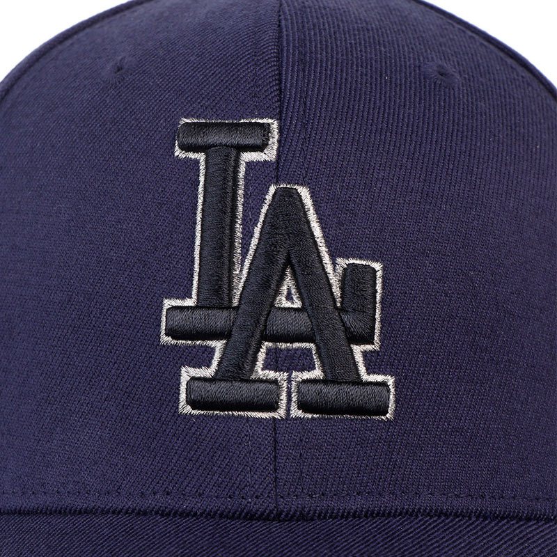 MLB棒球帽LA可调节网眼帽子男女帽情侣韩版棒球帽子32CP85711-07N