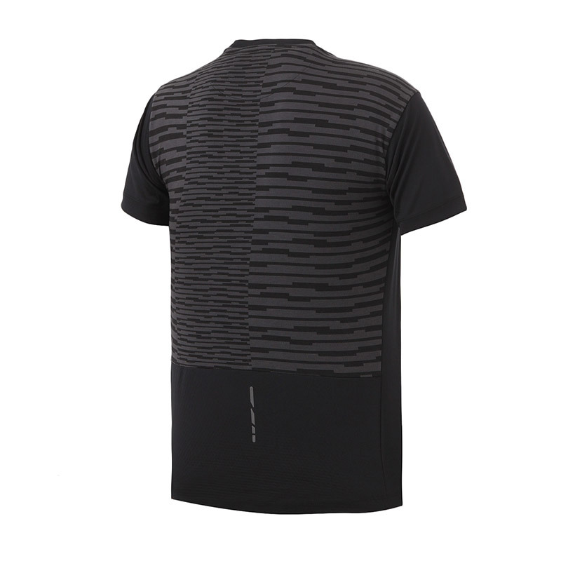 亚瑟士ASICS男装短袖T恤运动服跑步142578-0001 橙色 L