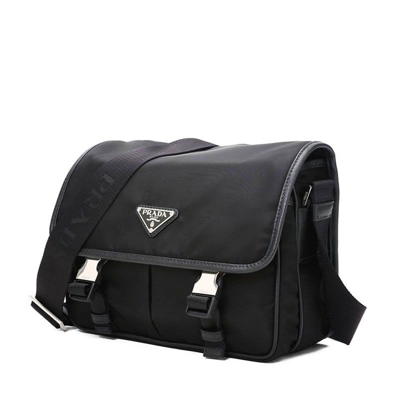 预订 PRADA普拉达 Nylon shoulder 邮差 尼龙 斜挎包2VD769 OLO 25x20x11cm图片