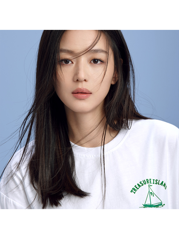 韩都衣舍2018夏装新款女装韩版宽松印花打底衫短袖T恤AA11157玎