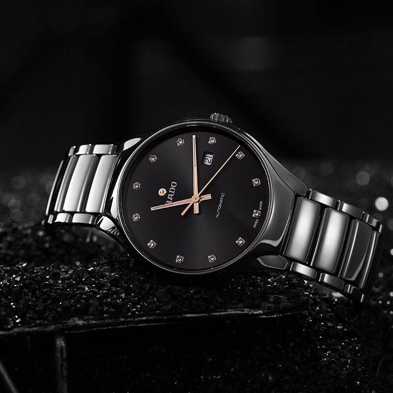 雷达(RADO)瑞士手表真系列时尚休闲简约商务自动机械男士手表R27057732