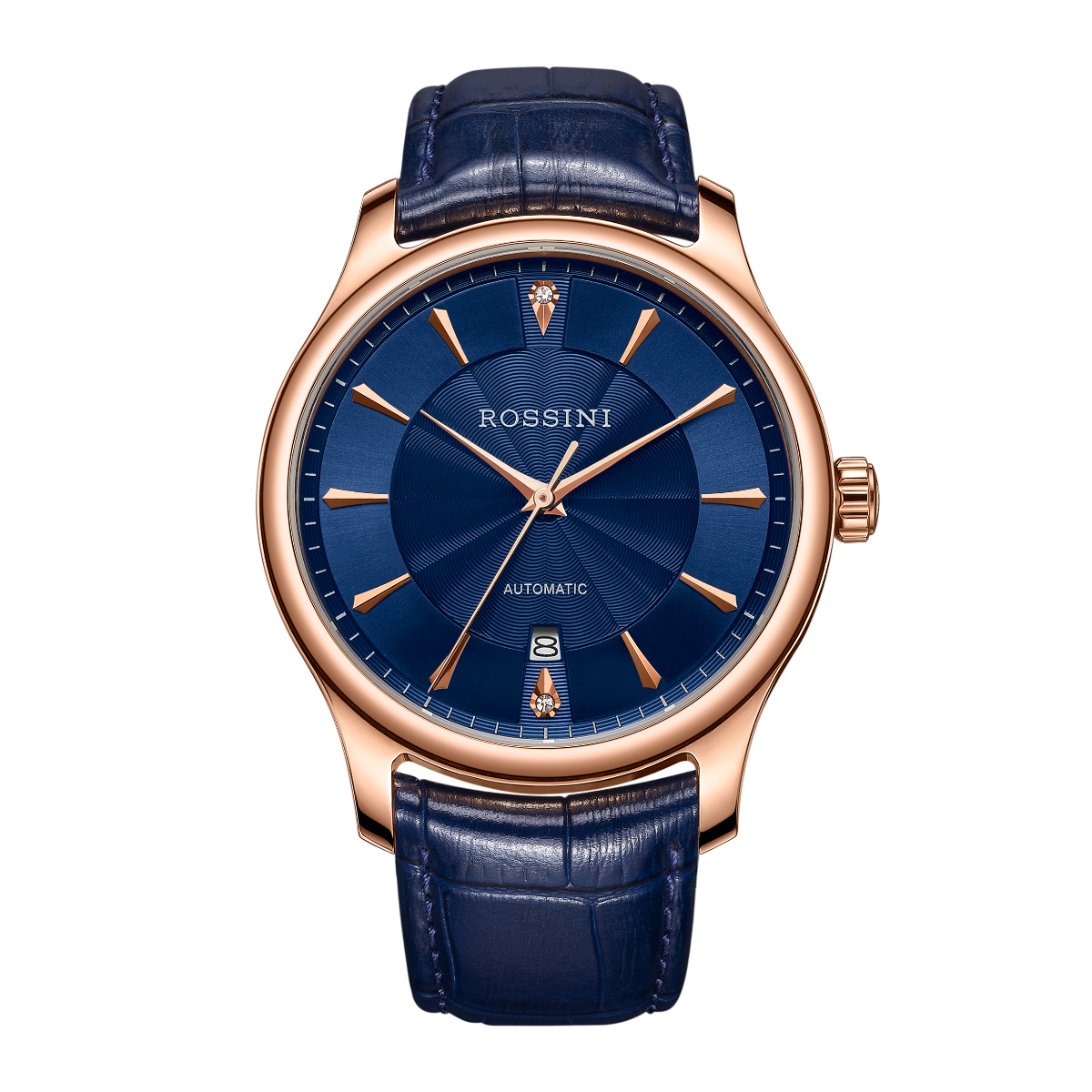 罗西尼rossini手表男自动机械表休闲时尚男表防水手表男士机械手表