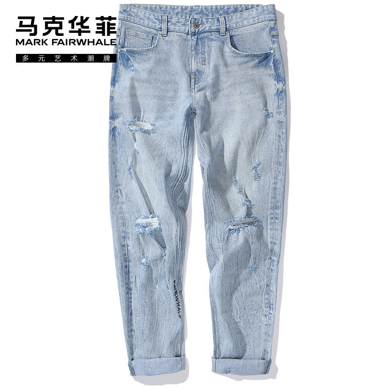 马克华菲fairwhale男士牛仔裤
