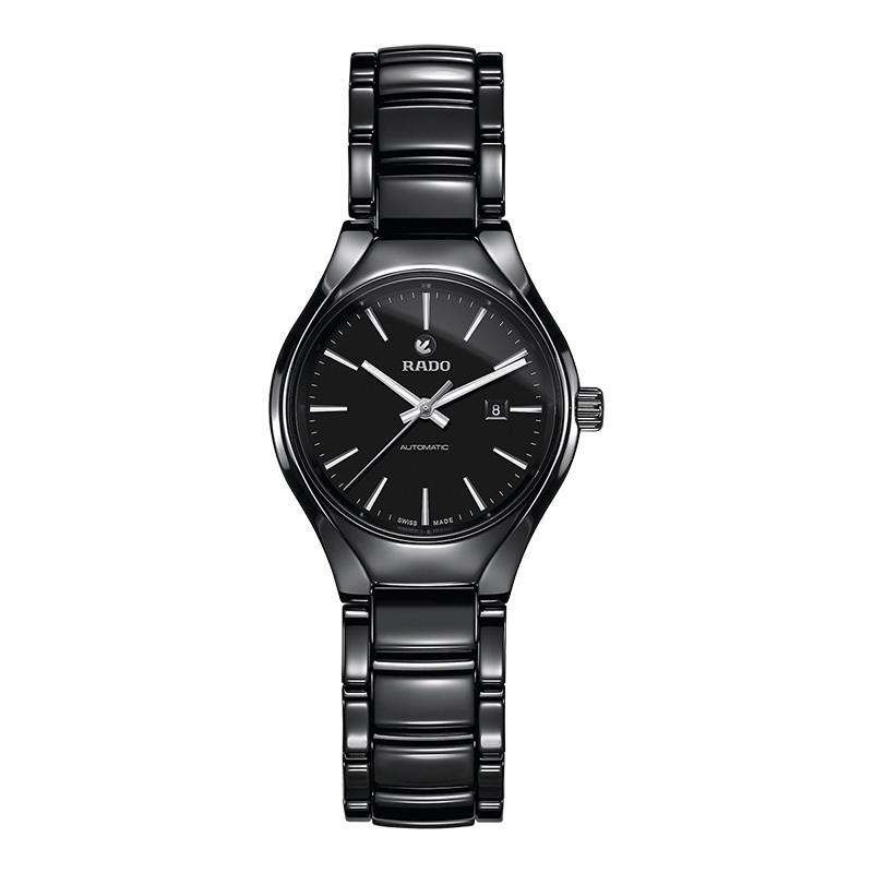 雷达rado瑞士手表真系列自动机械女表陶瓷表30mm盘r27242152