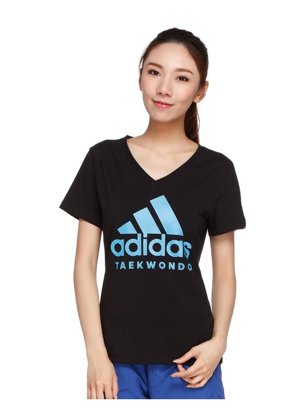 阿迪达斯adidas武道系列女装短袖T恤-ADICTTW-BBU