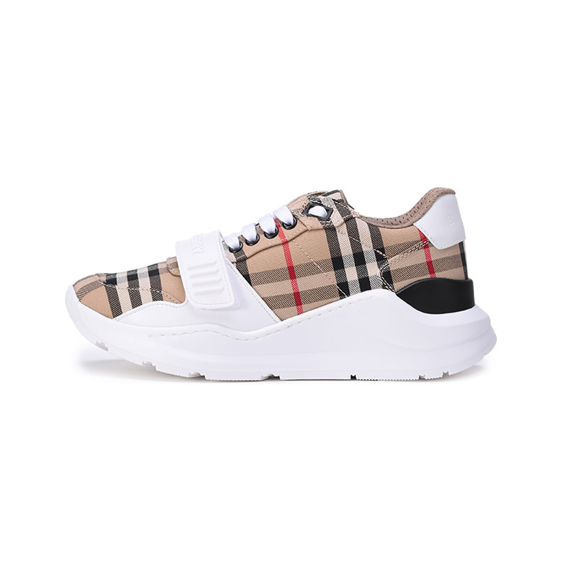 博柏利/巴宝莉 BURBERRY 女款 织物厚底系带休闲运动鞋80505091